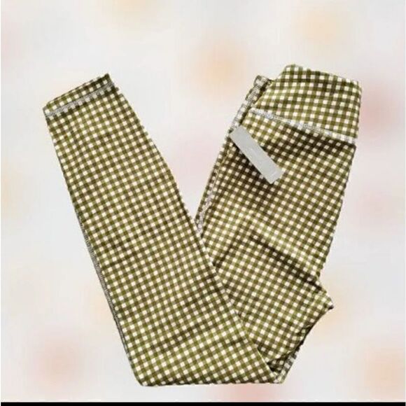 NWT J CREW Gingham Leggings - Picture 3 of 11